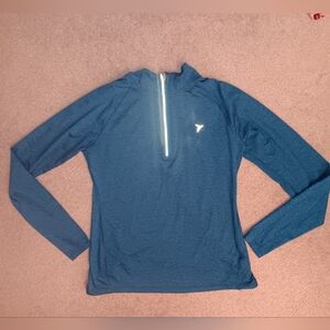 Old Navy Active Teal Zip Pullover